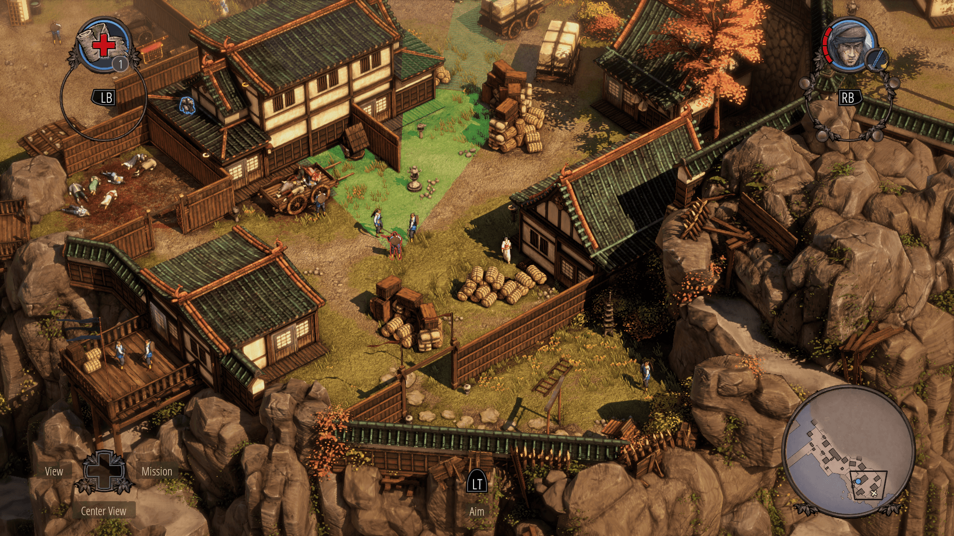 Shadow Tactics: Blades of the Shogun screenshot 1