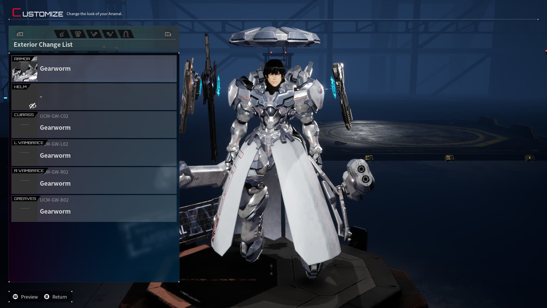 Daemon x Machina: Titanic Scion - Sovereign Axiom Outfit Set screenshot 2