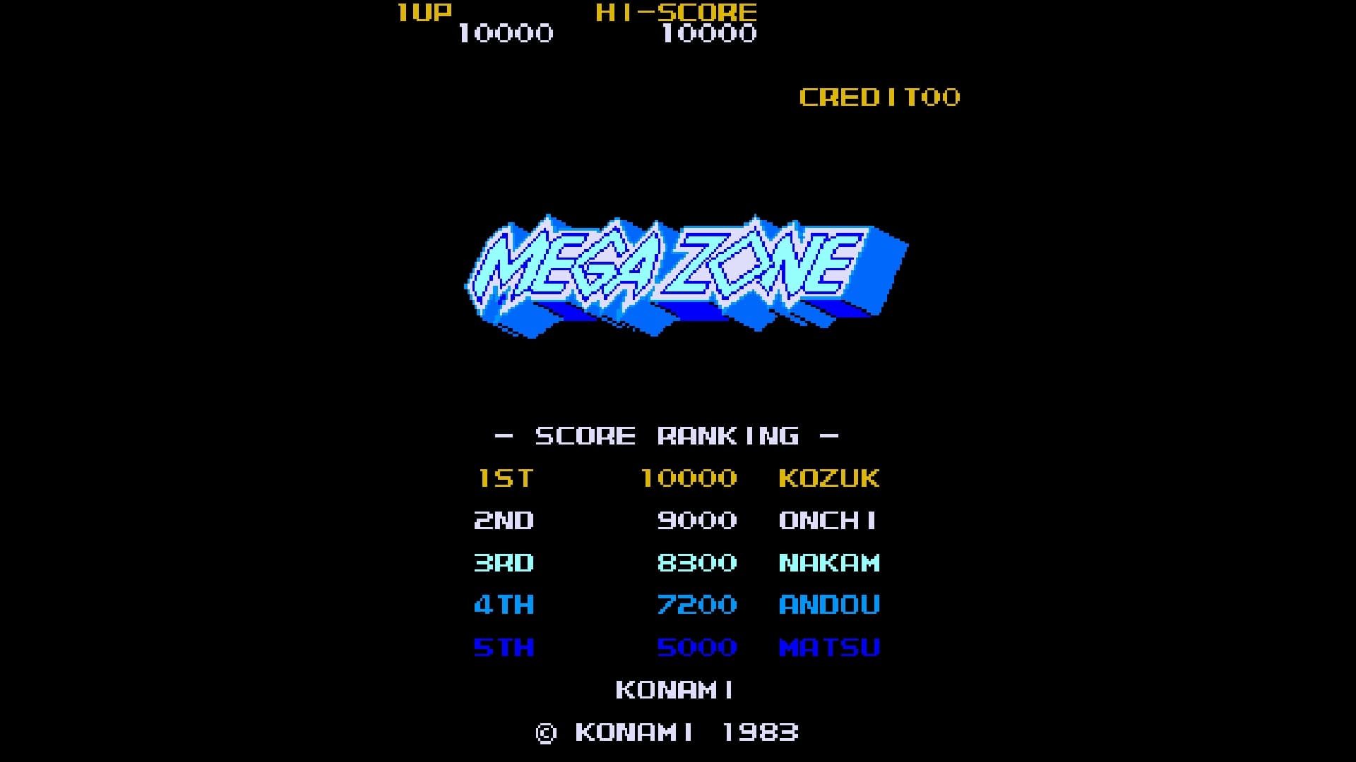 Arcade Archives 2: Mega Zone screenshot 1