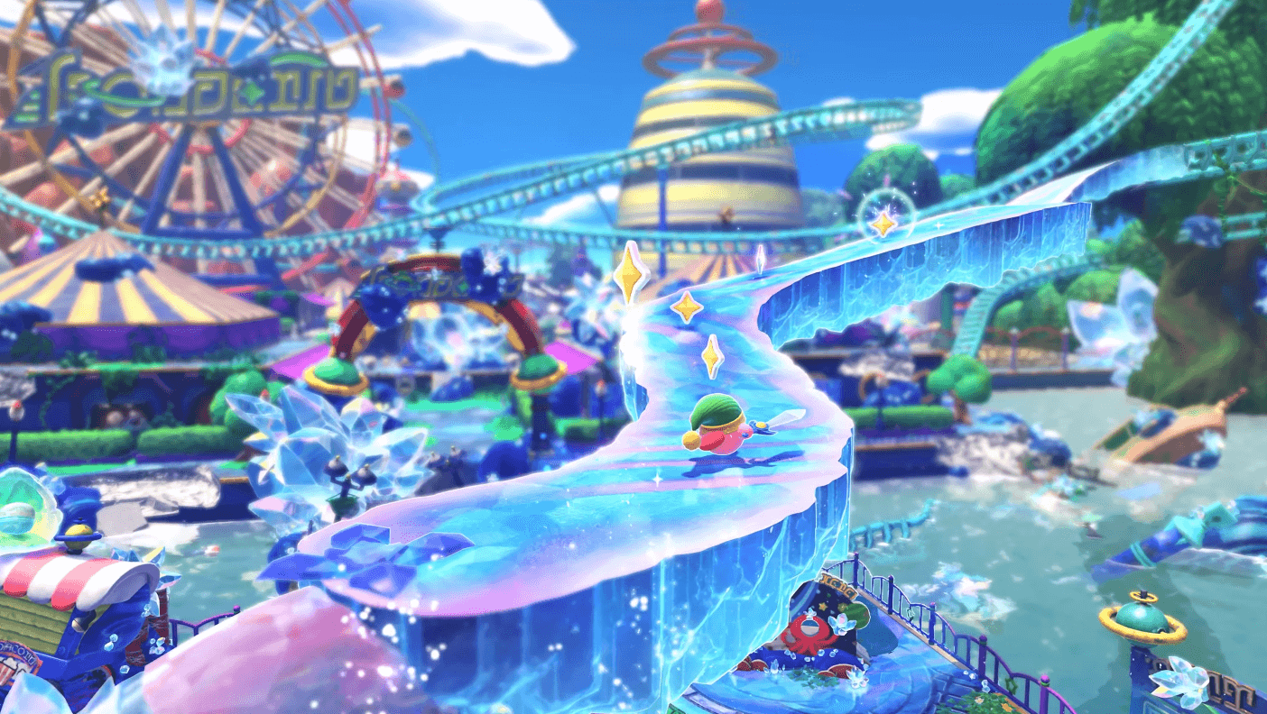 Kirby and the Forgotten Land: Nintendo Switch 2 Edition + Star-Crossed World screenshot 2