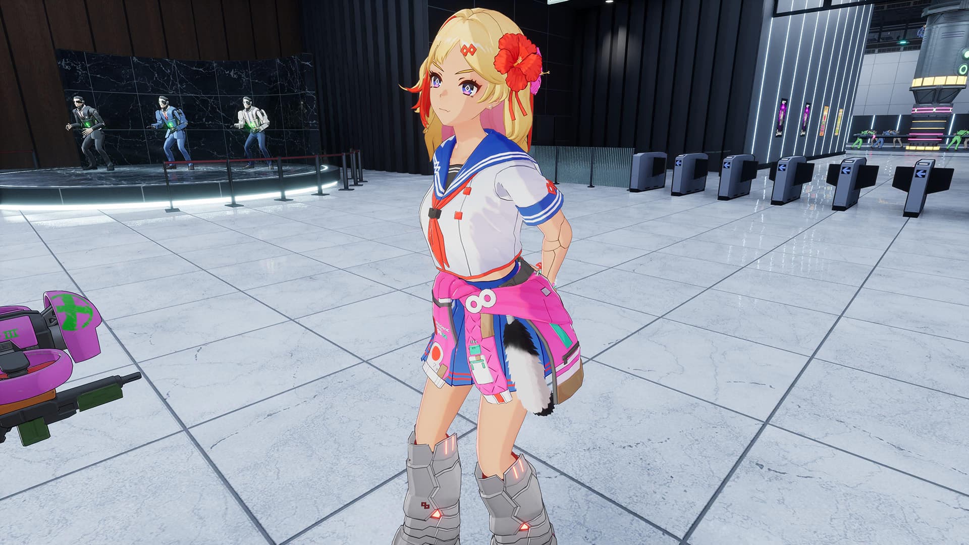 Full Metal Schoolgirl: Accessory - "Cat Tail" in 2 Color Varieties screenshot 5