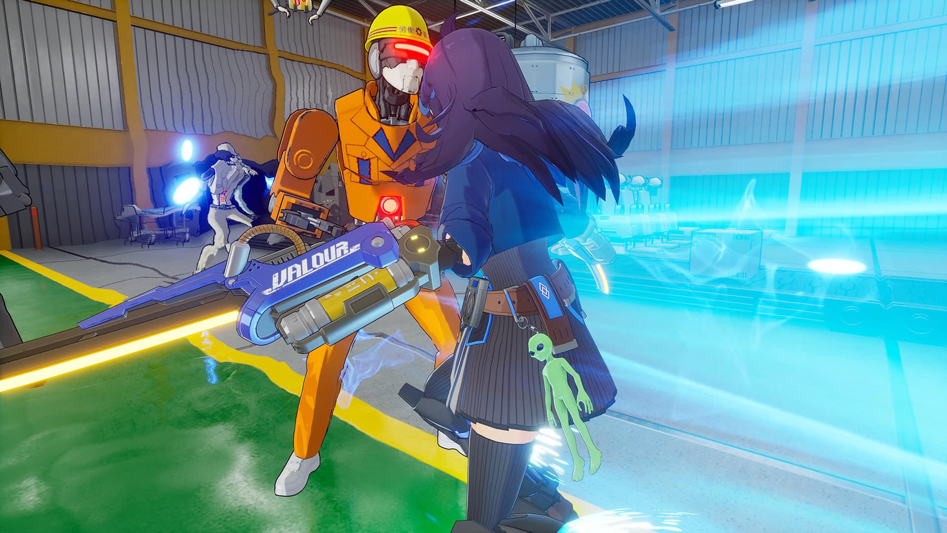 Full Metal Schoolgirl: Accessory - "Grey Alien" in 2 Color Varieties screenshot 4