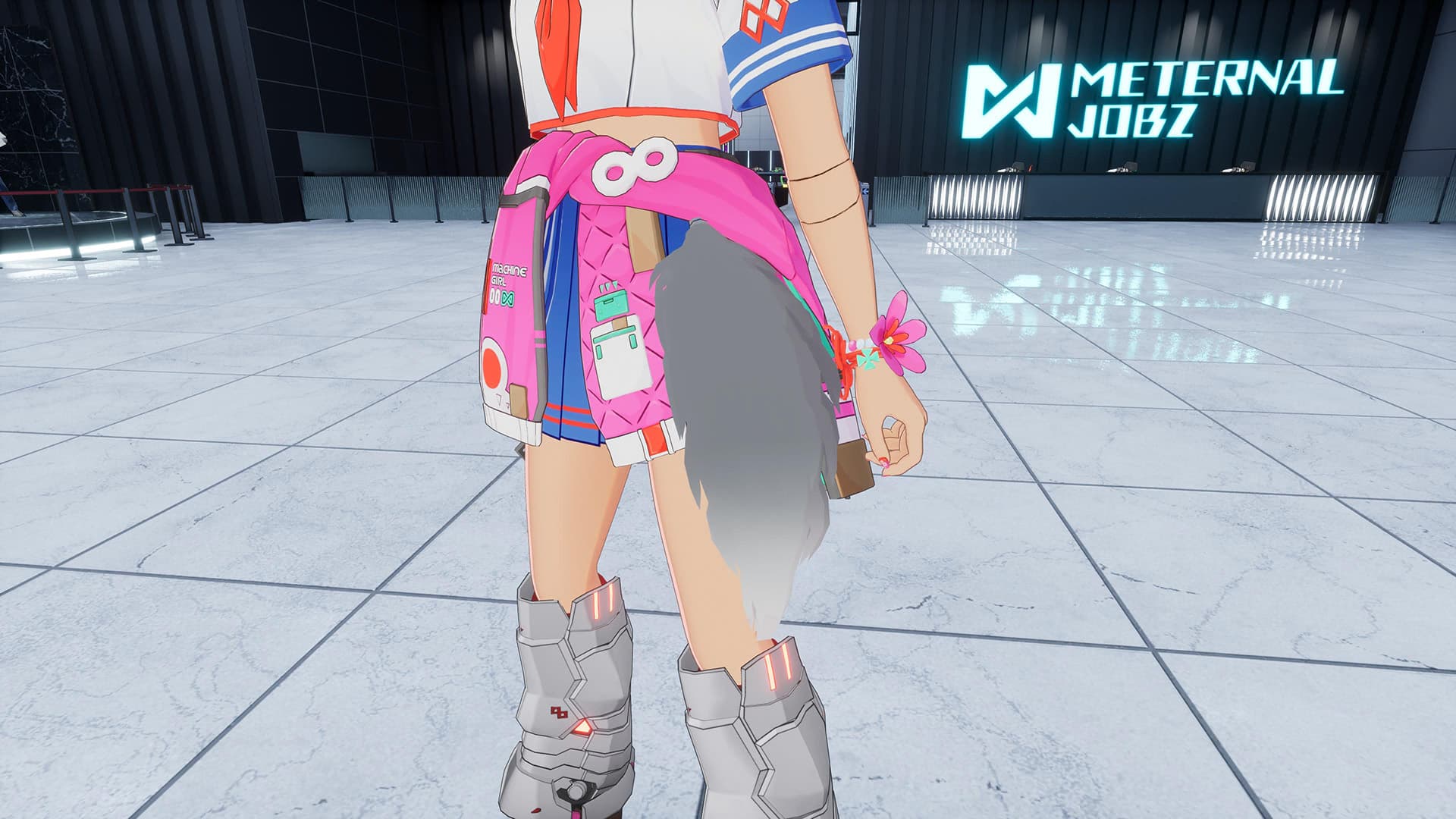 Full Metal Schoolgirl: Accessory - "Fox Tail" in 2 Color Varieties screenshot 2