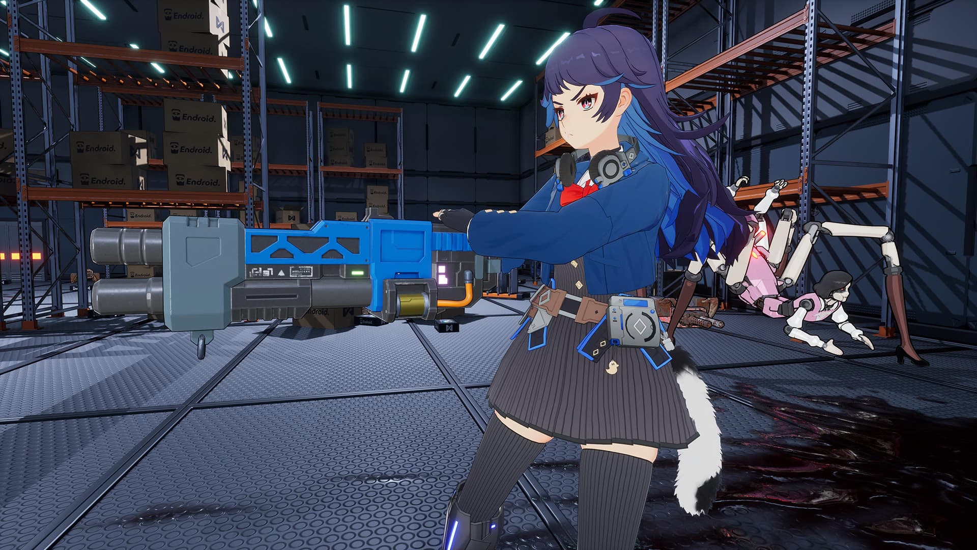 Full Metal Schoolgirl: Accessory - "Cat Tail" in 2 Color Varieties screenshot 6