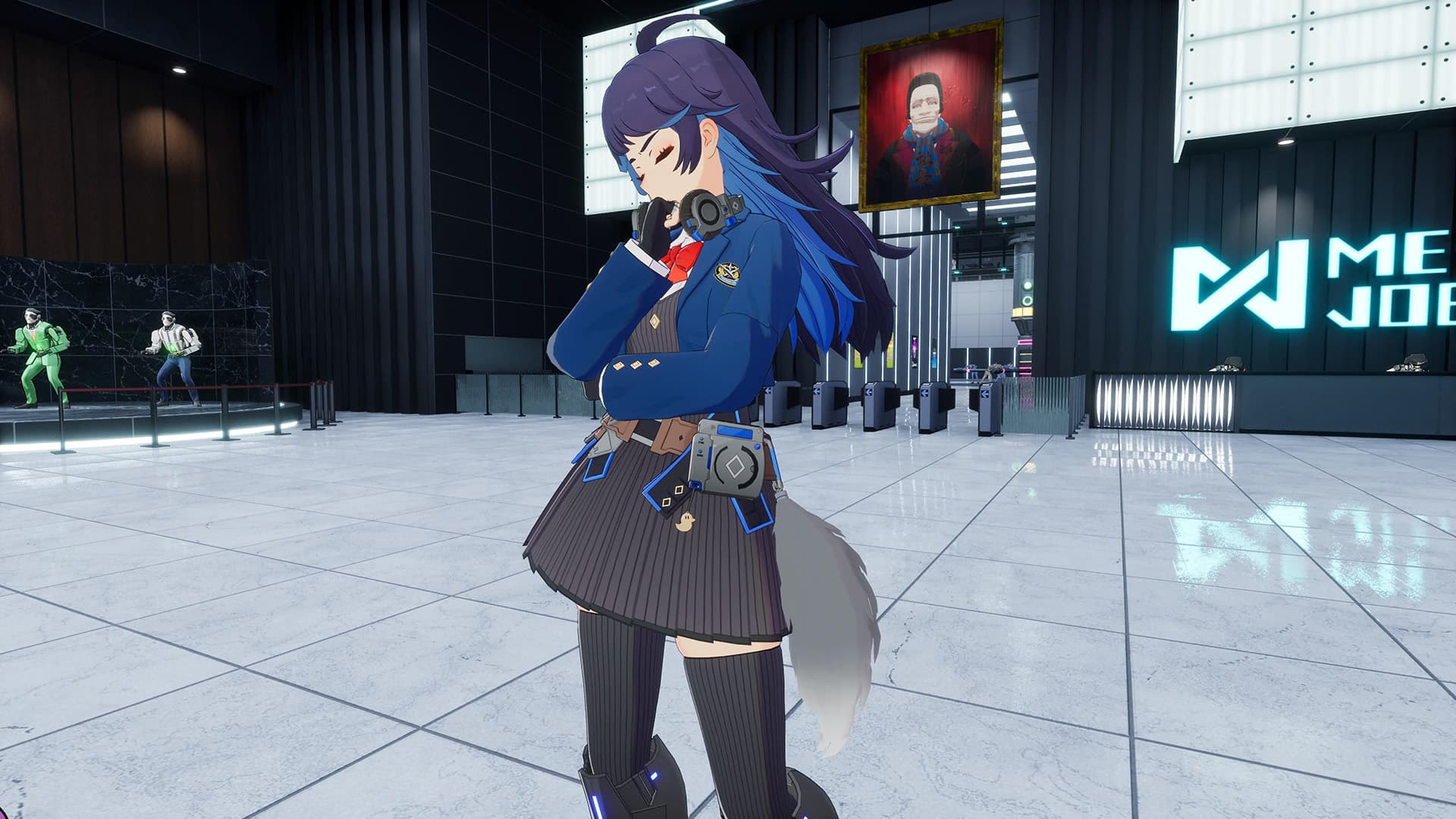 Full Metal Schoolgirl: Accessory - "Fox Tail" in 2 Color Varieties screenshot 3