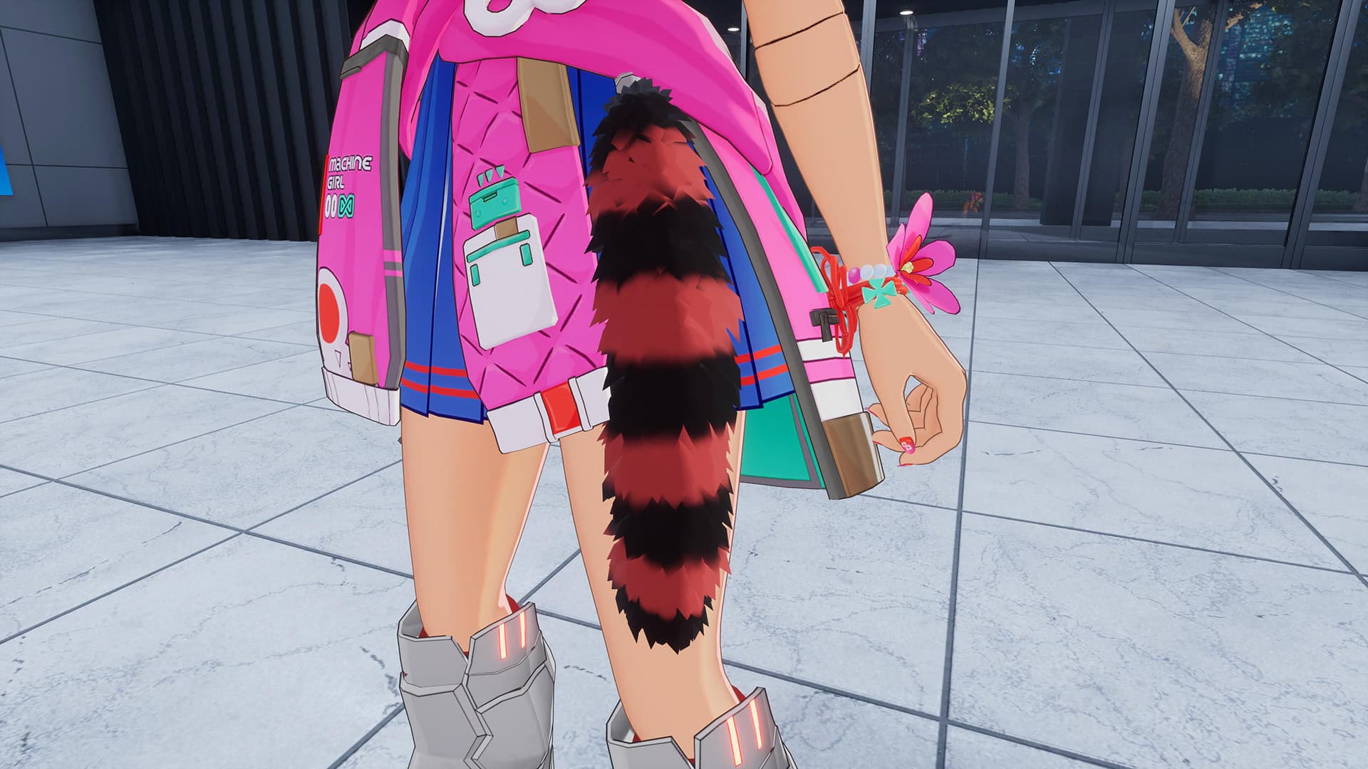 Full Metal Schoolgirl: Accessory - "Raccoon Tail" in 2 Color Varieties screenshot 4
