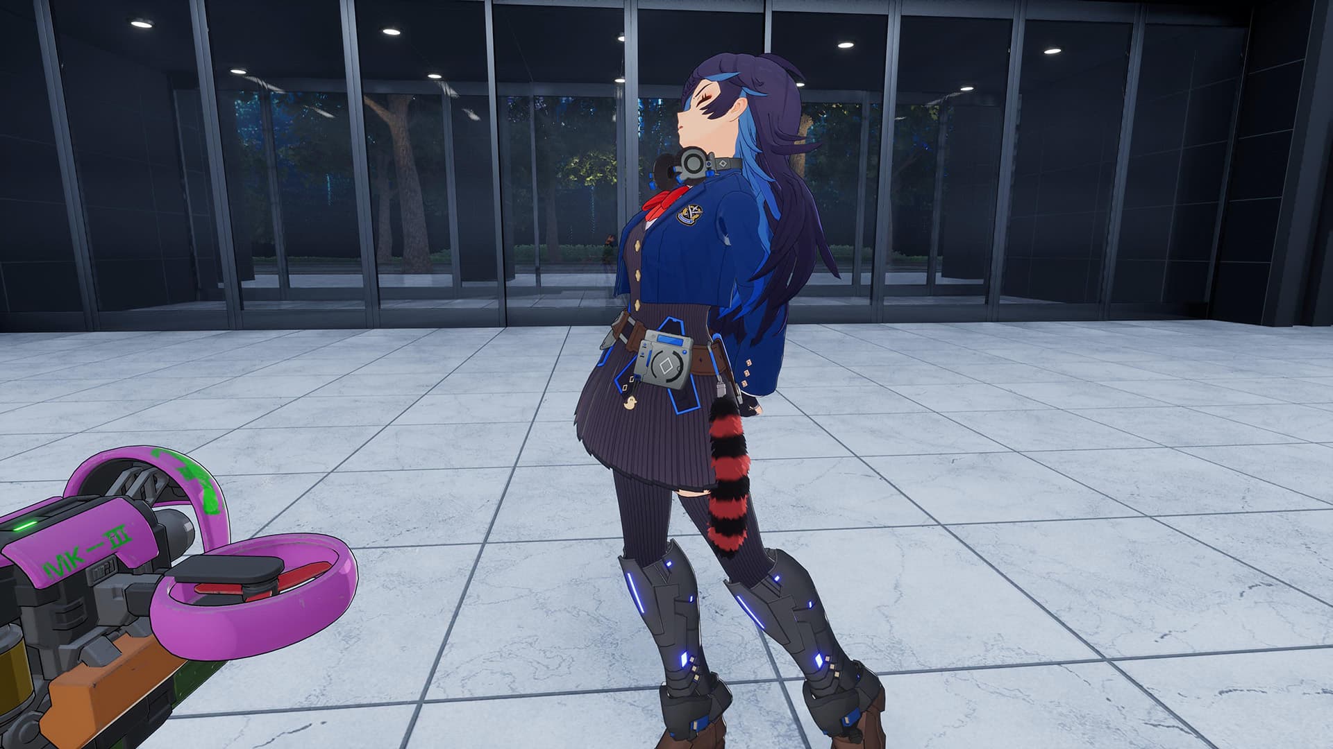 Full Metal Schoolgirl: Accessory - "Raccoon Tail" in 2 Color Varieties screenshot 5