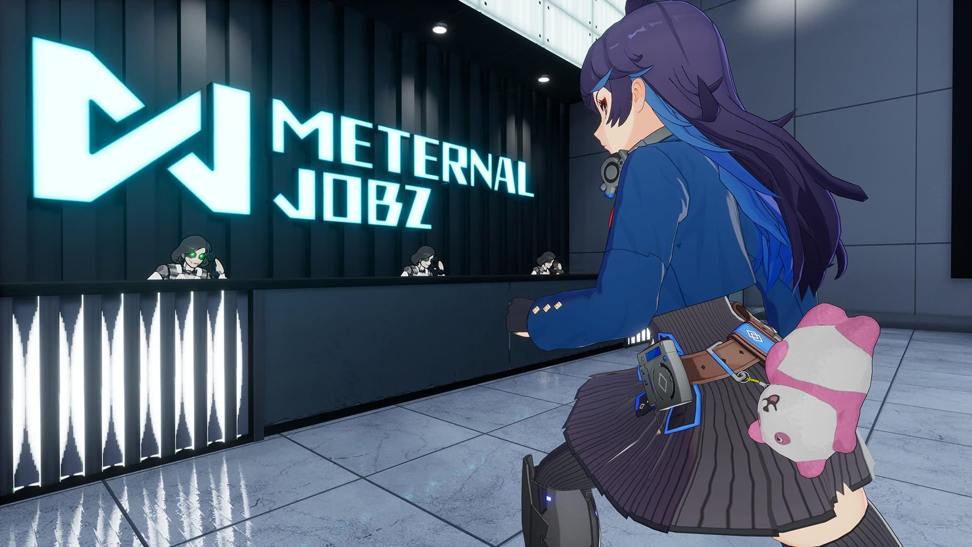 Full Metal Schoolgirl: Accessory - "Dopey Panda" in 2 Color Varieties screenshot 5